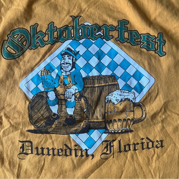 Vintage single stitch 1990’s Oktoberfest t shirt size 2xl fruit of the loom - Picture 3 of 11